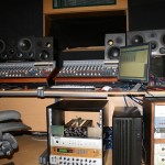 The control room Priory Studio control room