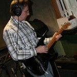 Richard playing guitar Richard shows us his chops