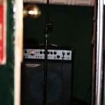Bass amp in room Luckily they didn't make Ken play in there.